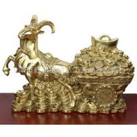 【宇卓銅器 銅羊 羊拉元寶銅山羊 風水擺件銅羊家居裝飾擺設工藝品圖片】宇卓銅器 銅羊 羊拉元寶銅山羊 風水擺件銅羊家居裝飾擺設工藝品 - 天津市紅橋區映然工藝品批發商行