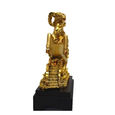 一路高升小羊鍍金擺件 開業喬遷風水禮品 羊年*工藝品批發