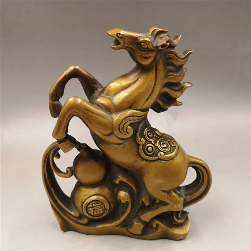 黃銅馬 馬黃銅馬 黃銅器 工藝品擺件批發