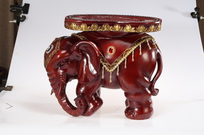 【廠家直銷批發樹脂工藝品 家居日用鎮宅風水裝飾品擺件大象凳子】價格,廠家,圖片,塑料、樹脂工藝品,浙江浦江紅來工藝禮品-