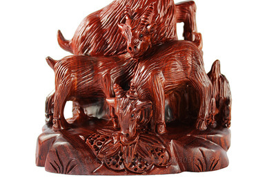 【紅檀五羊 老紅木擺件批發(fā)訂做 廠家一件代發(fā)】價格,廠家,圖片,木質、竹質工藝品,仙游縣度尾尚品軒工藝廠-