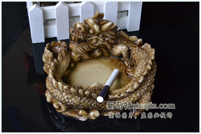 家居工藝品擺件煙灰缸批發(fā)-麒麟納財_創(chuàng)意煙灰缸