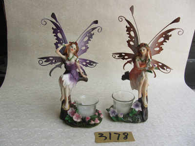 【樹脂工藝品批發(fā)人物(精典寶貝套二帶燭臺(tái)的花仙子擺飾)3178】?jī)r(jià)格,廠家,圖片,塑料、樹脂工藝品,德化縣印藝印刷有限責(zé)任公司-