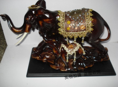 【064樹脂工藝品 樹脂母子象 工藝品 家居裝飾 小額批發(fā) 可混批】?jī)r(jià)格,廠家,圖片,塑料、樹脂工藝品,義烏市聚發(fā)電子商務(wù)商行-