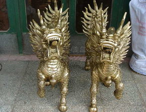 銅麒麟工藝品制作廠家 唐縣華天銅雕的工藝品批發服務