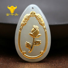 千足金鑲玉吊墜 典雅與尊貴的工藝品批發選擇